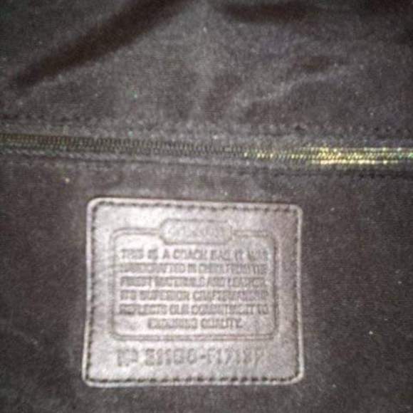 18 inch Coach purse and matching wallet - Picture 7 of 8